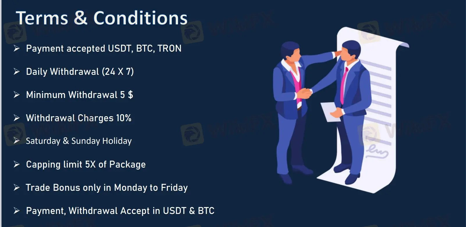 Deposit & Withdrawal