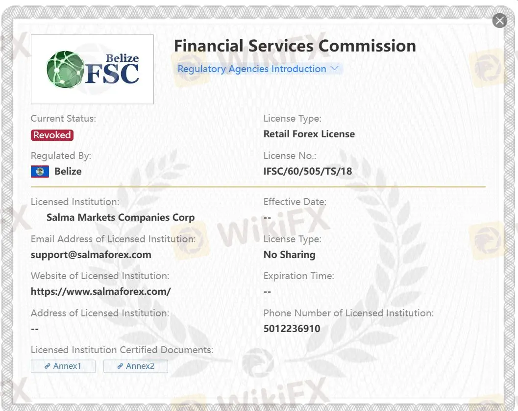 No license No license