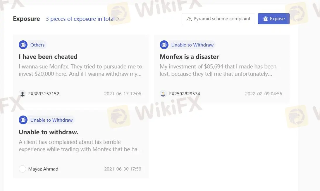 User Exposure on WikiFX