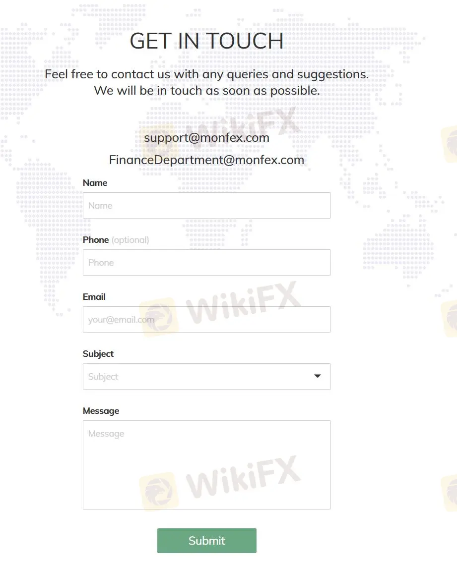contact info