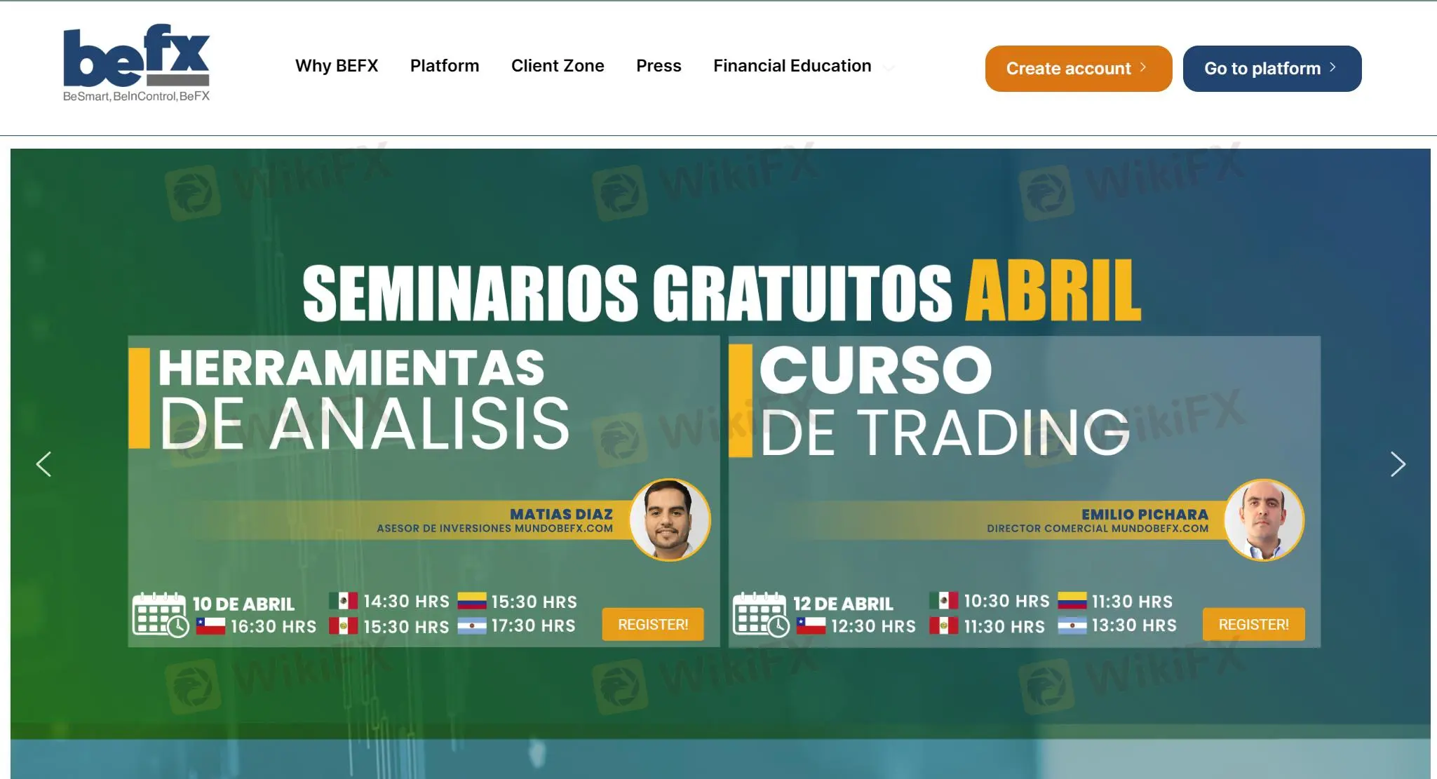 Panoramica di BeFX Panoramica di BeFX