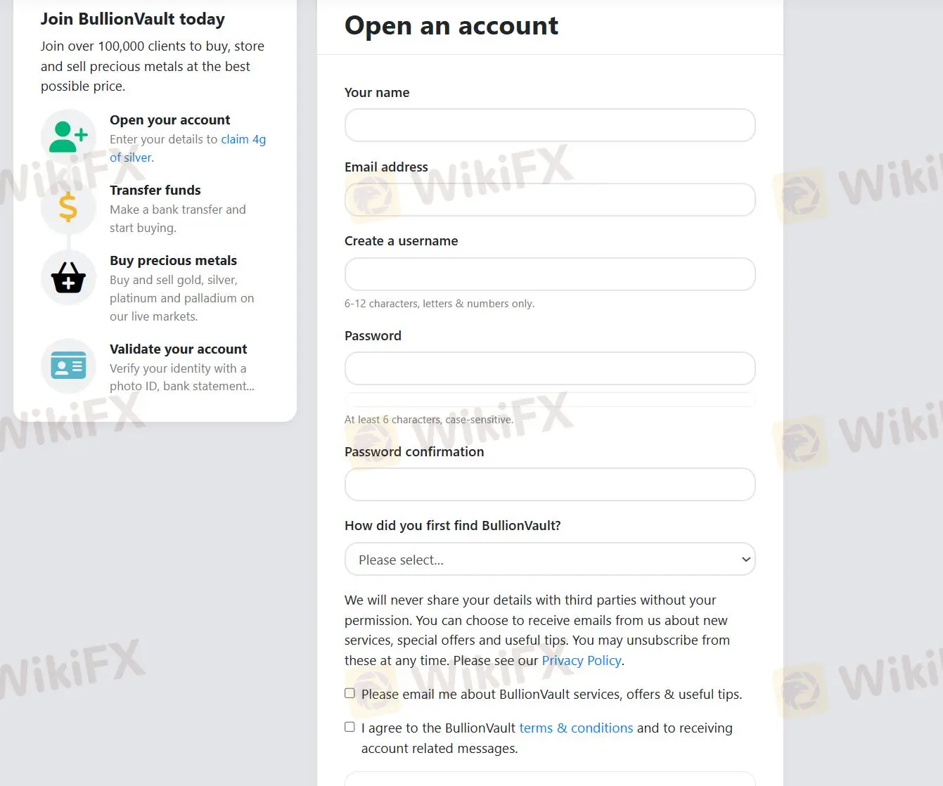 fill in required info fill in required info