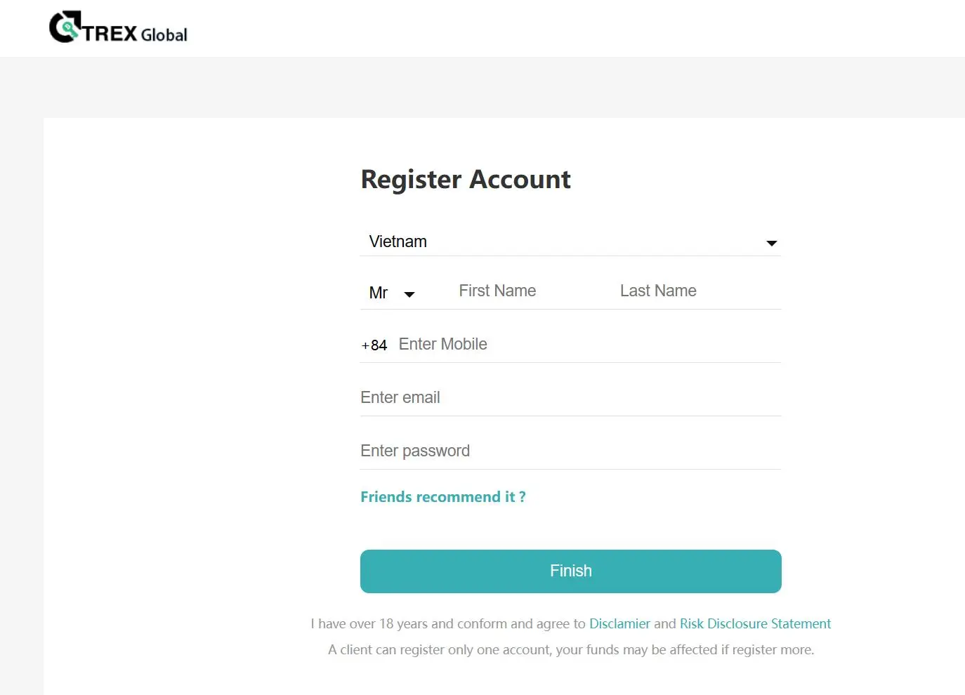 fill in required info fill in required info