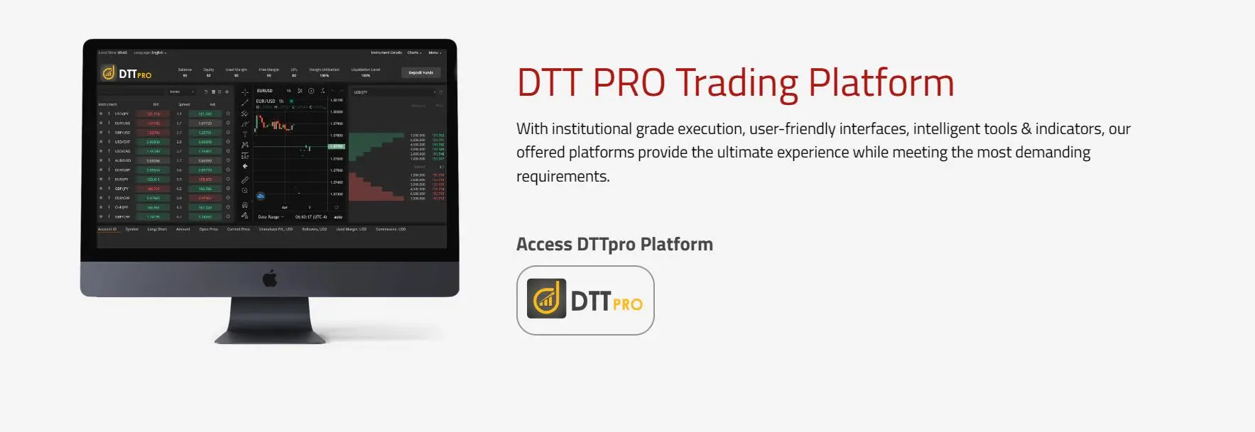 DTT PRO Trading Platform