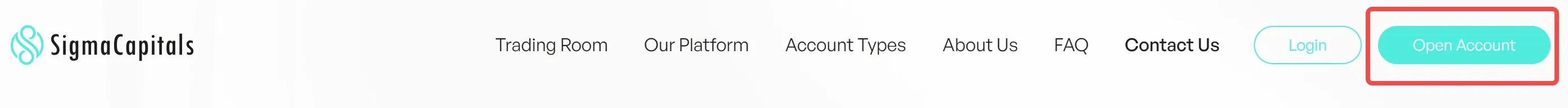 Click 'Open Account' Click 'Open Account'