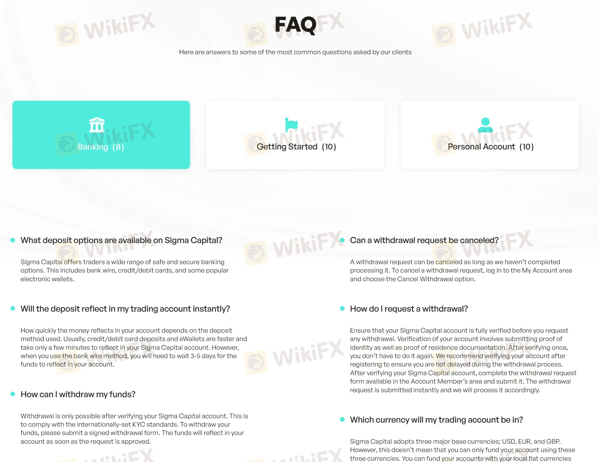FAQ Page