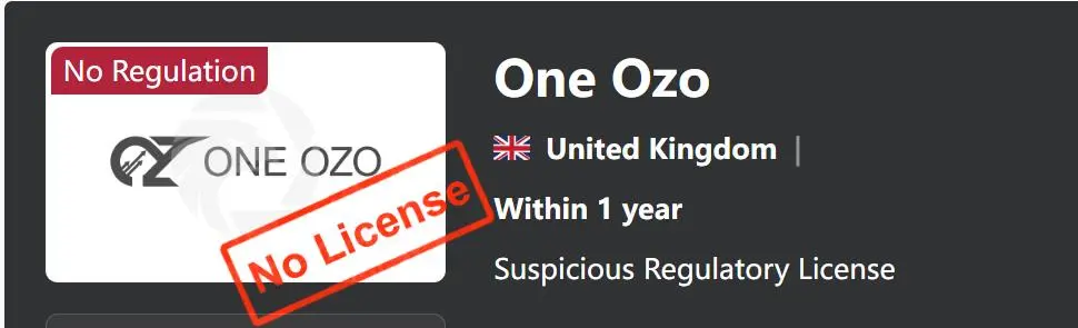 One Ozo - легитимный брокер или мошенничество? One Ozo - легитимный брокер или мошенничество?
