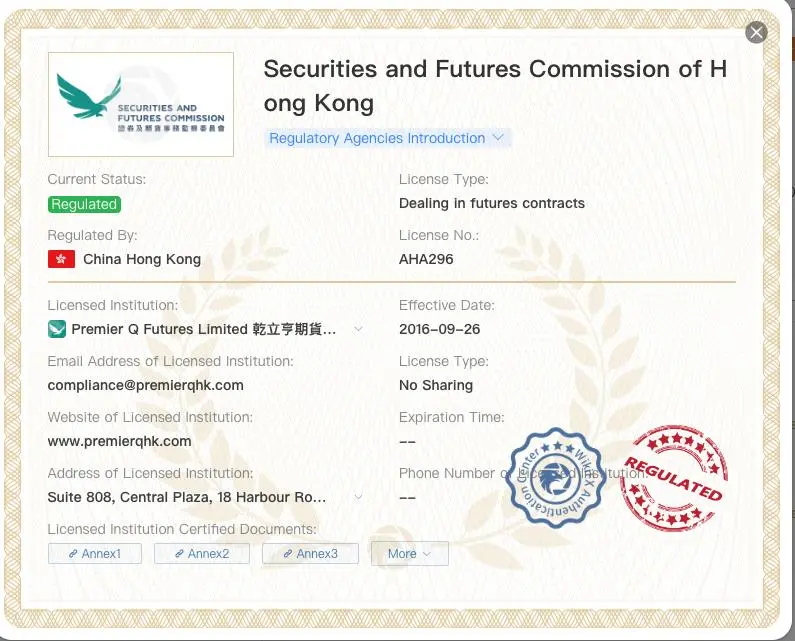 Regulatory Status Regulatory Status