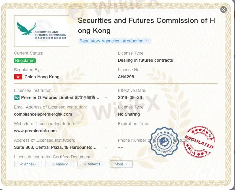 Regulatory Status Regulatory Status