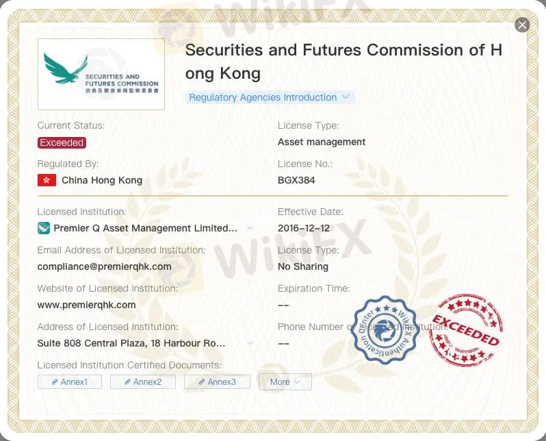 Regulatory Status Regulatory Status