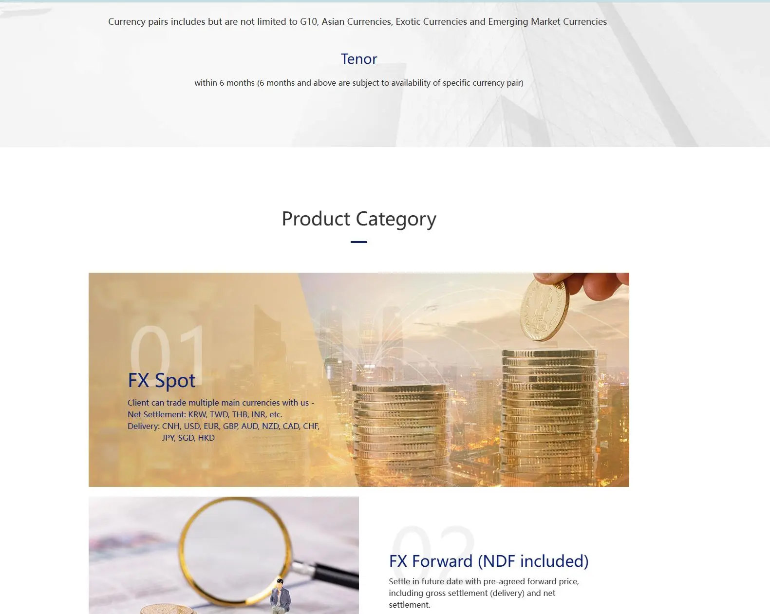 Market Instruments