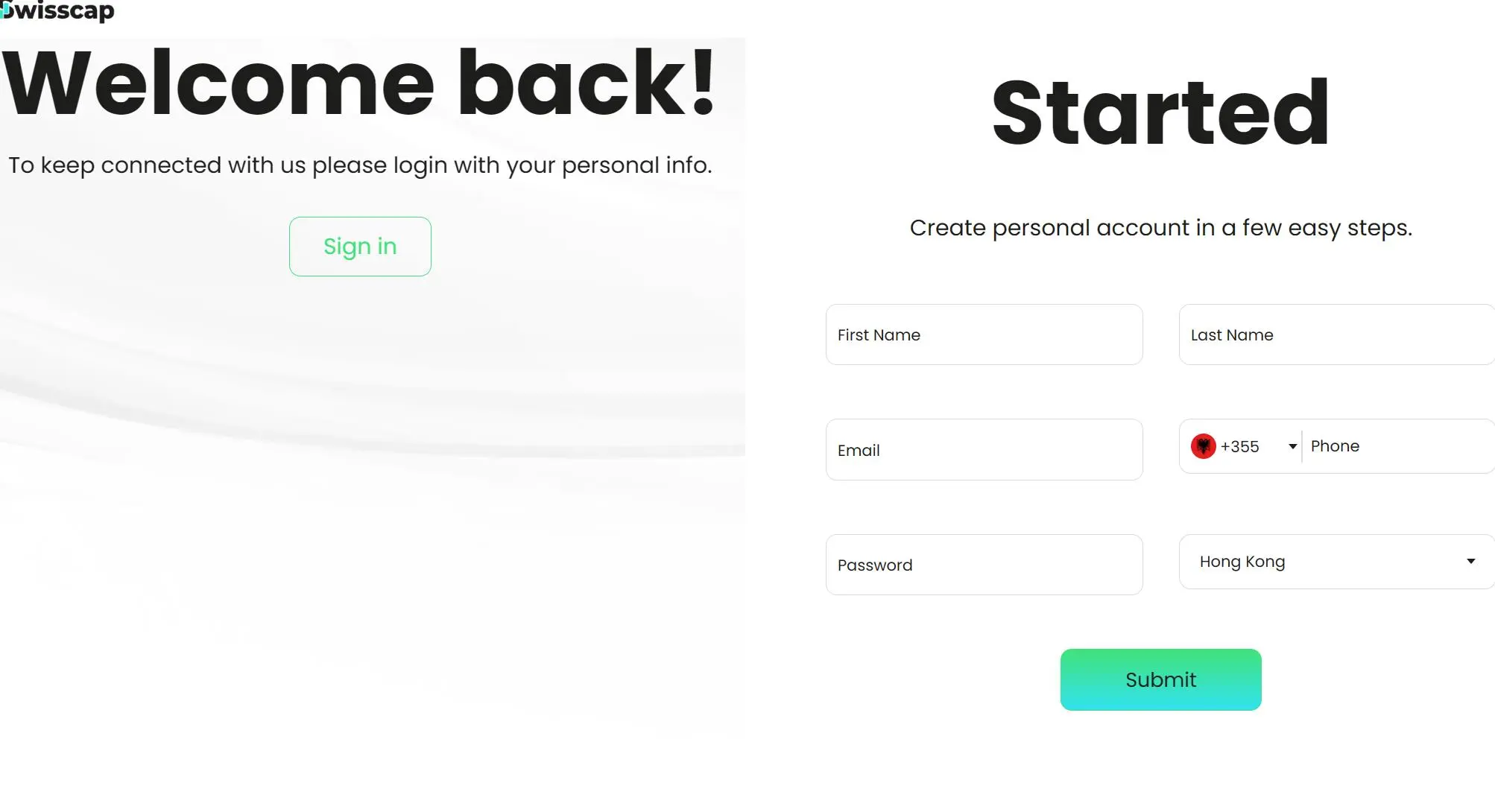fill in required info fill in required info
