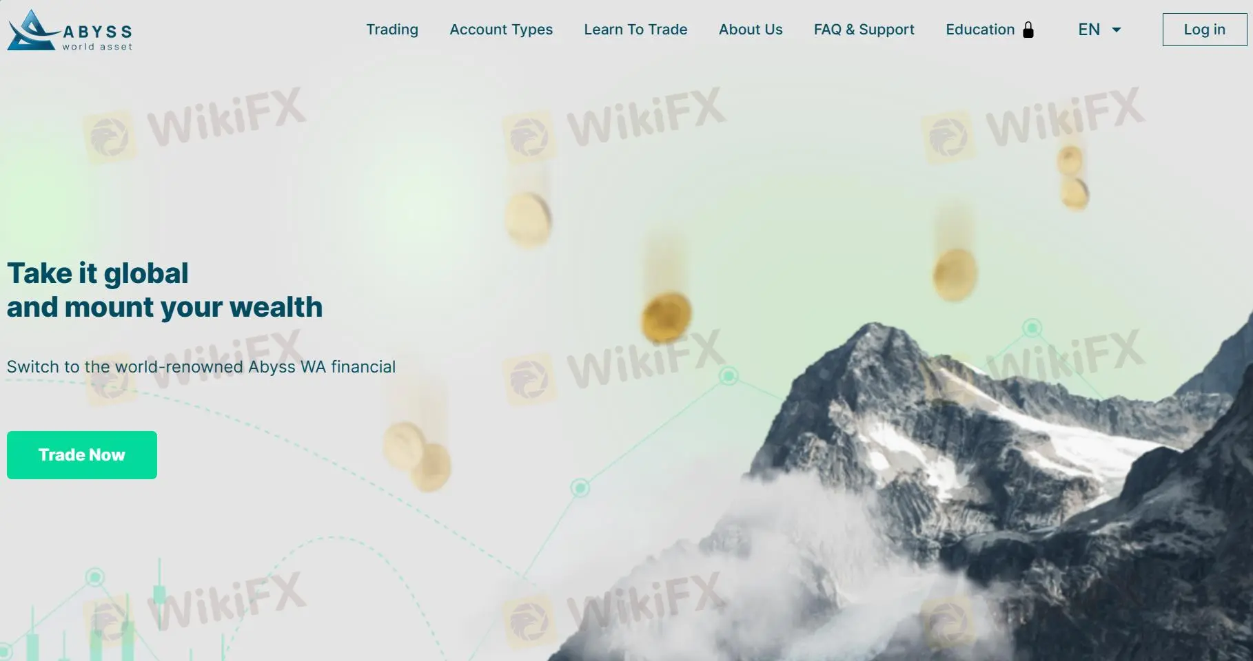 Abyss World Asset's homepage