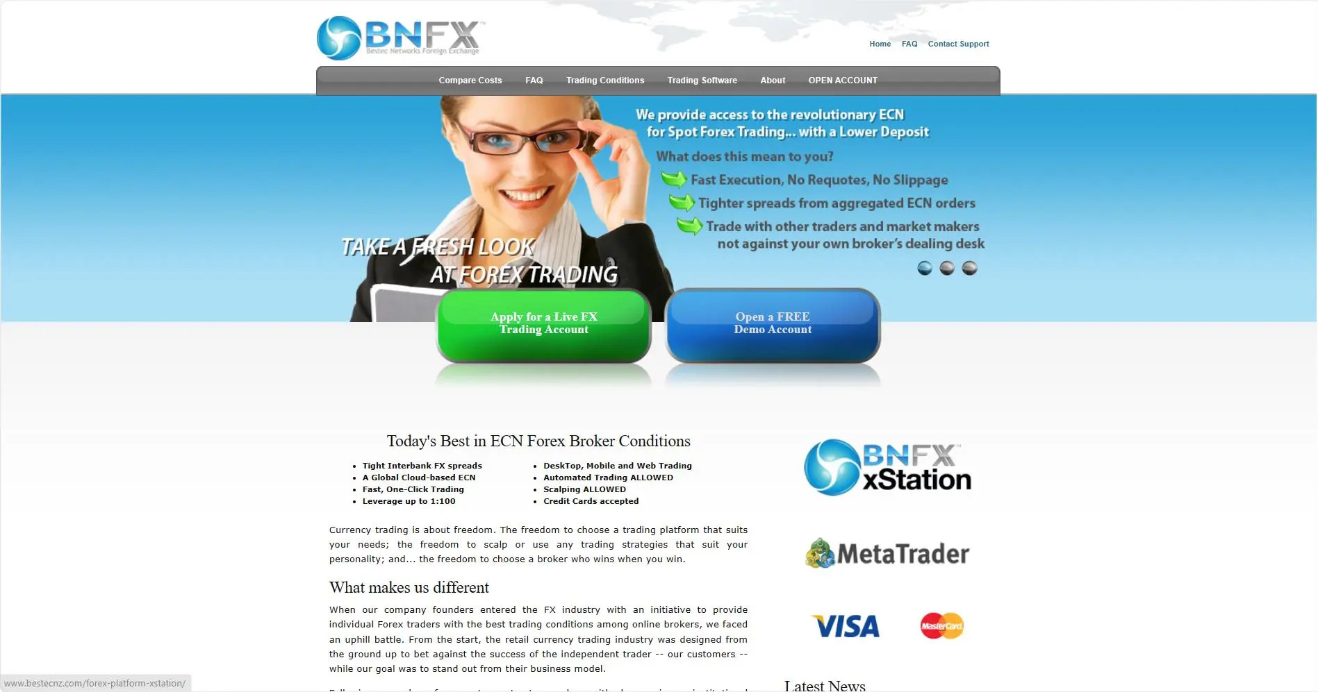 نظرة عامة على BNFX