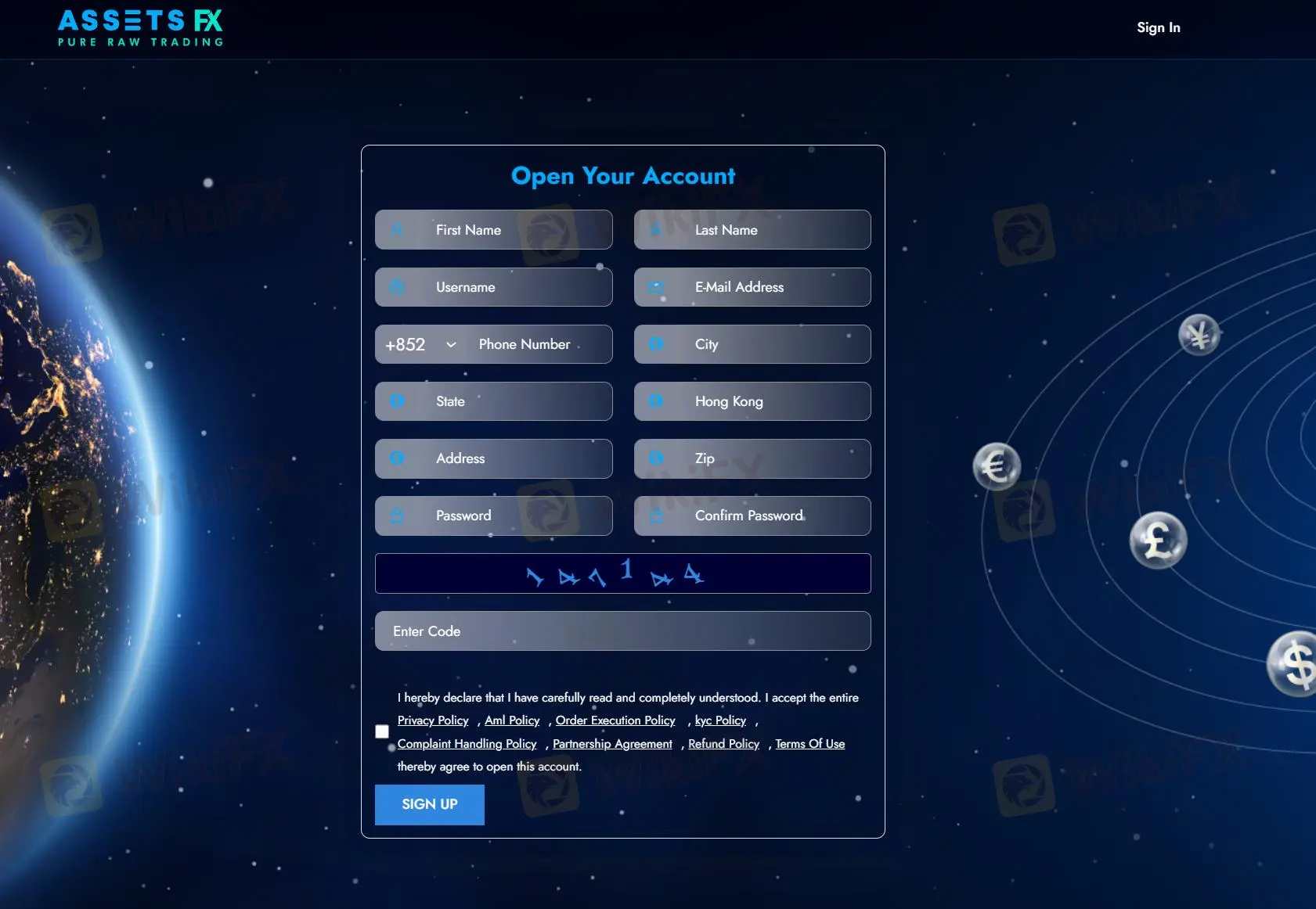 How to Open an Account with AssetsFX How to Open an Account with AssetsFX