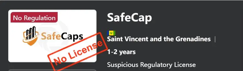 SafeCap是否合法或詐騙? SafeCap是否合法或詐騙?