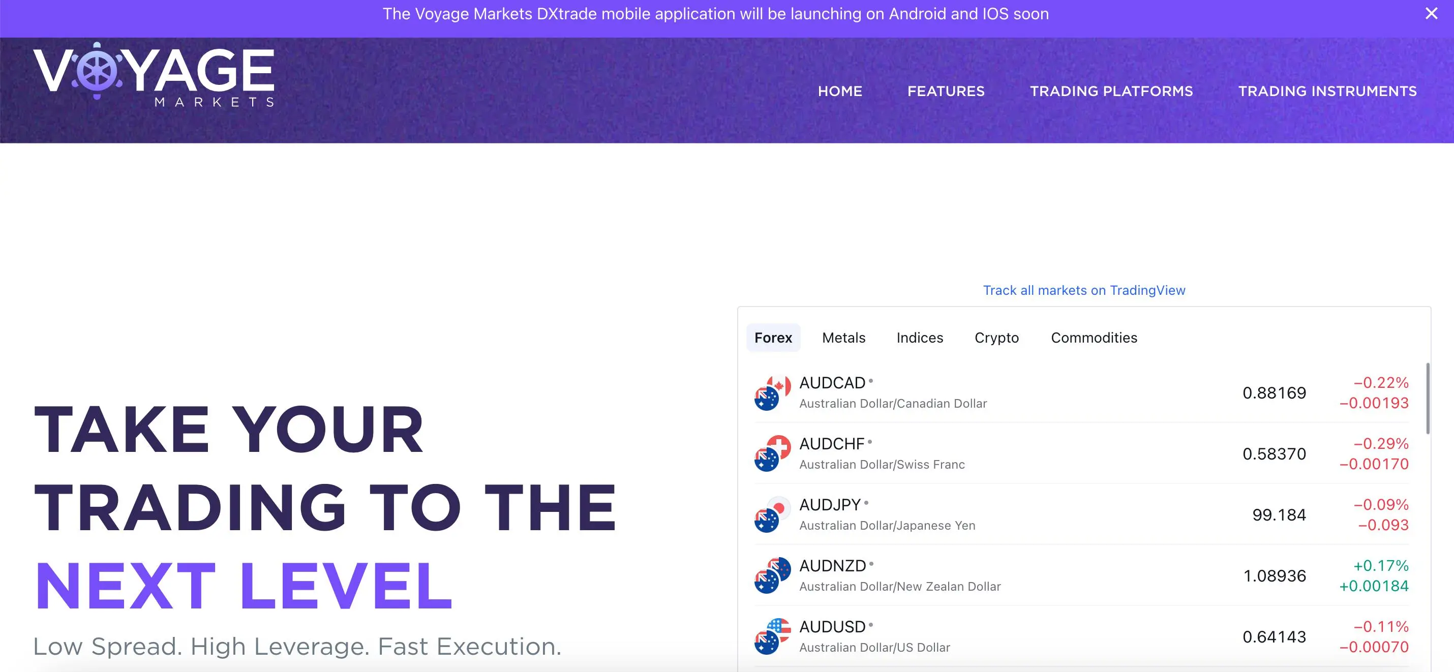 Overview of Voyage Markets