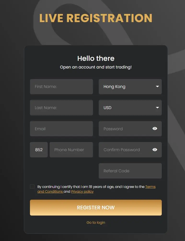 How to Open an Account with Vortexyl