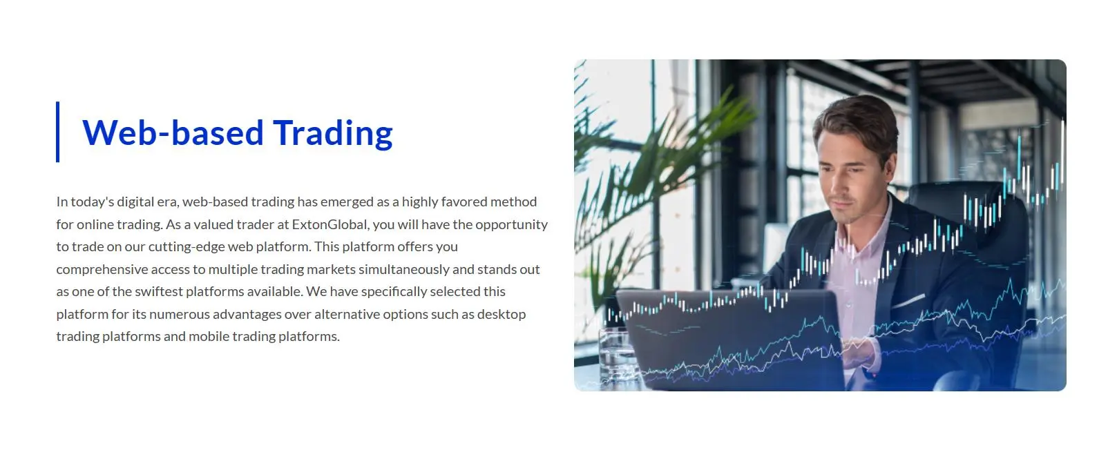 web-based trading platform