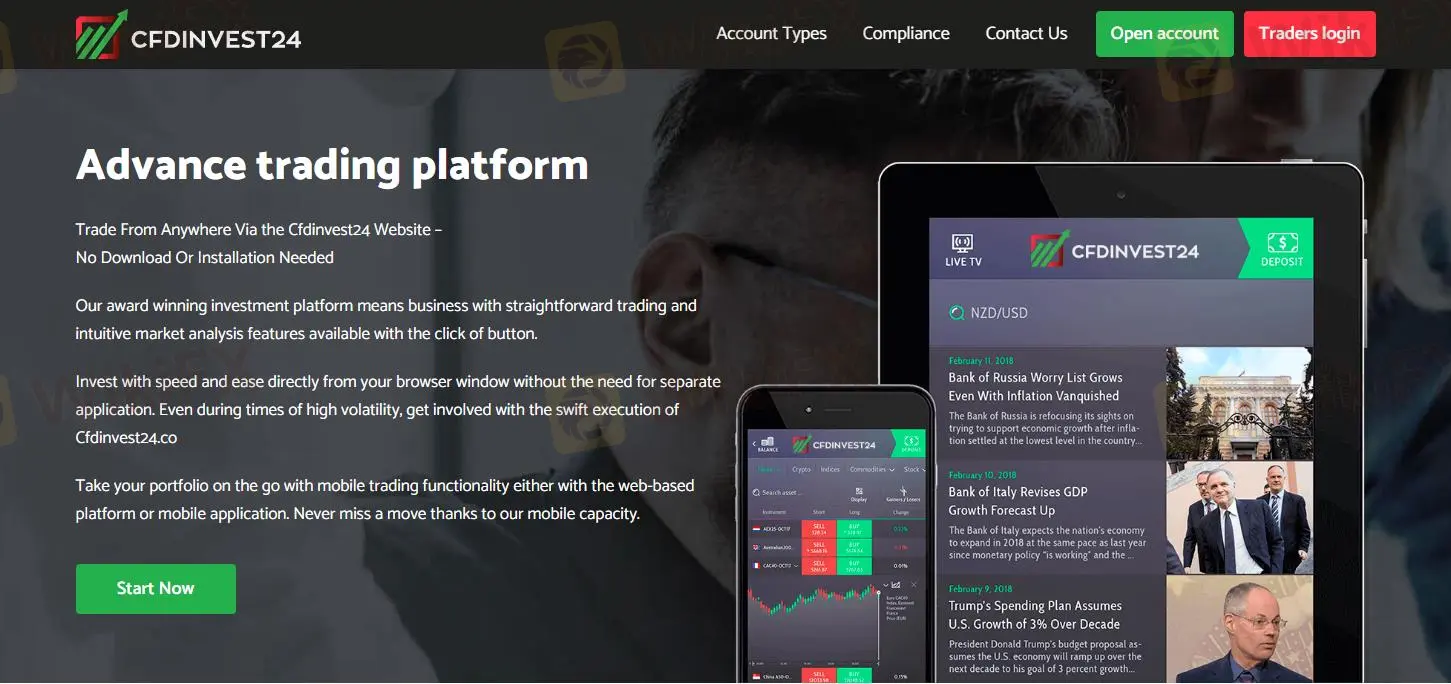 Cfdinvest24 Web Trader Cfdinvest24 Web Trader