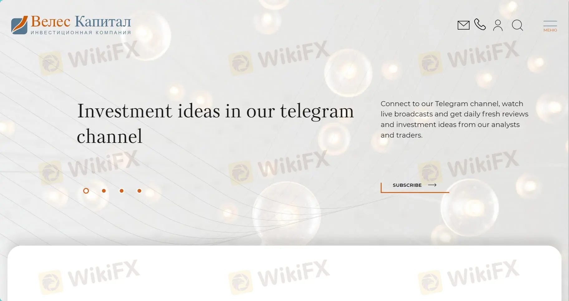 Página de inicio de VELES Capital Página de inicio de VELES Capital