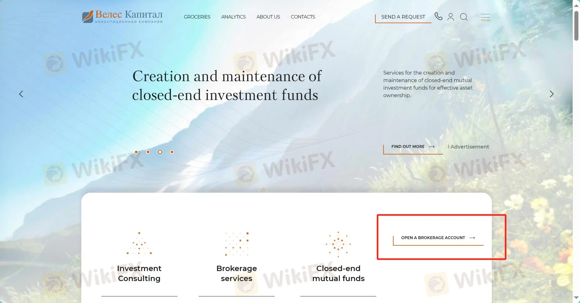 Haga clic en el botón 'ABRIR UNA CUENTA DE CORRETAJE' Haga clic en el botón 'ABRIR UNA CUENTA DE CORRETAJE'