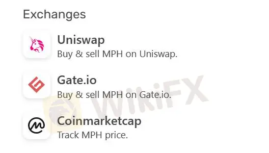 Supported Exchanges Supported Exchanges
