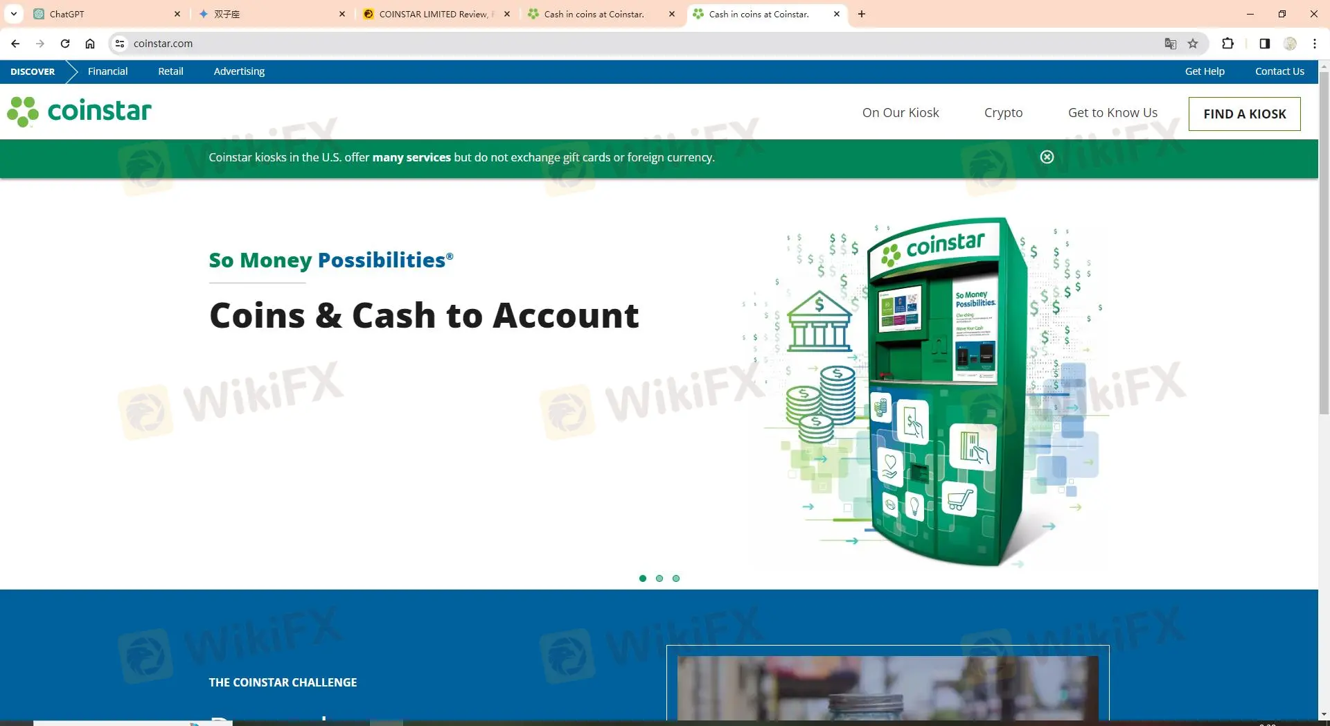 Resumen de COINSTAR LIMITED Resumen de COINSTAR LIMITED