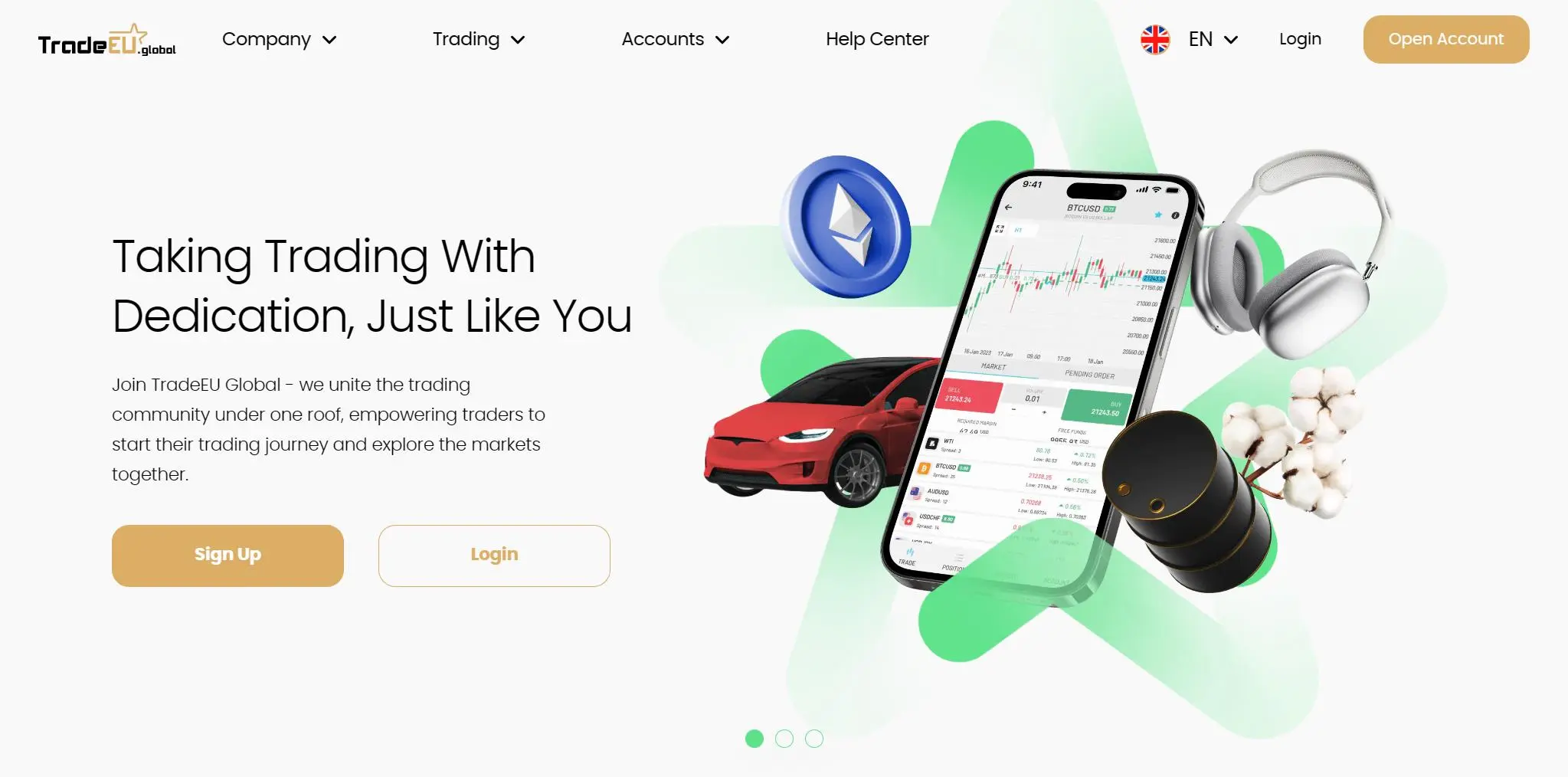 نظرة عامة على TradeEU Global نظرة عامة على TradeEU Global