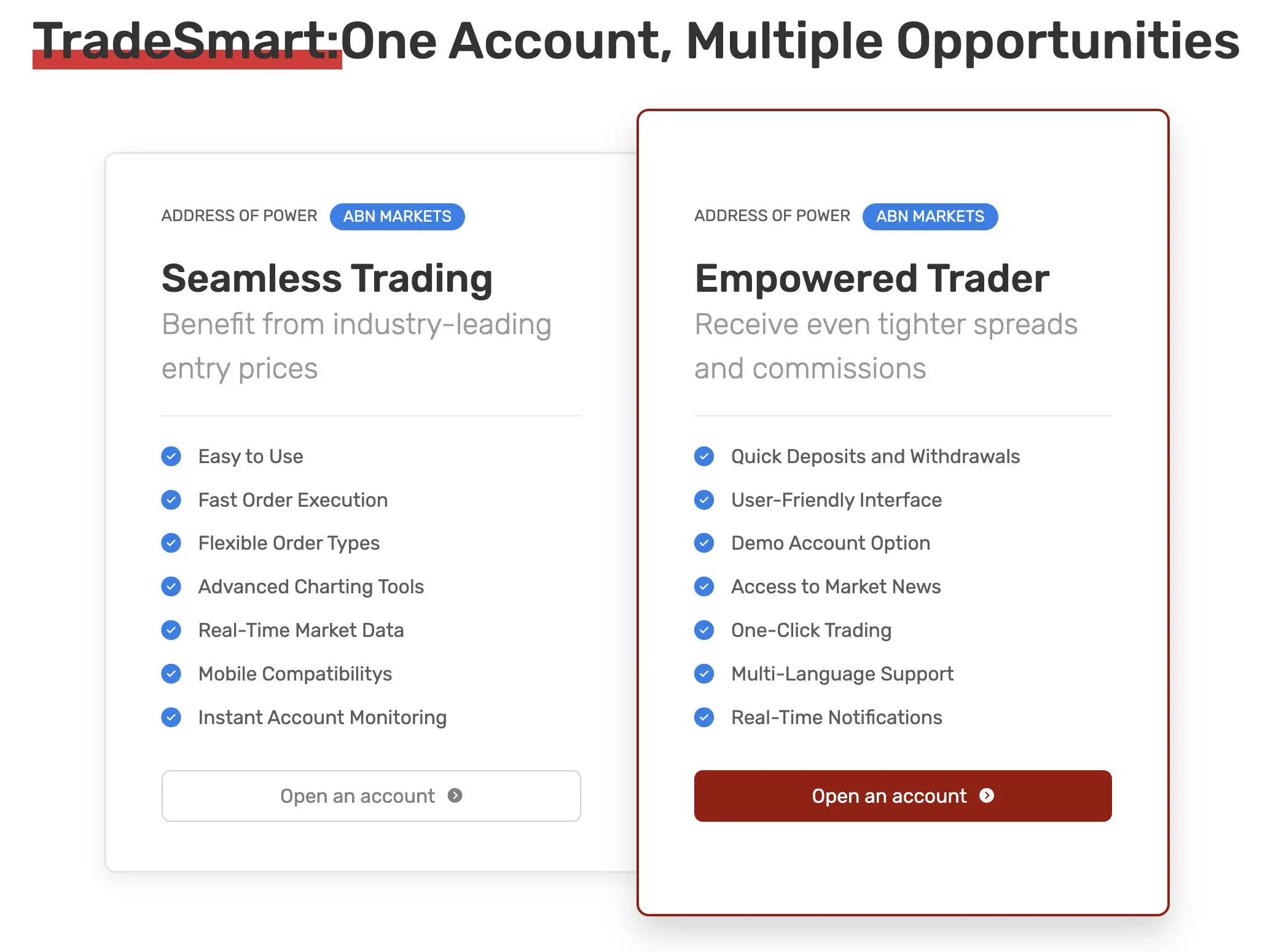 Account Types