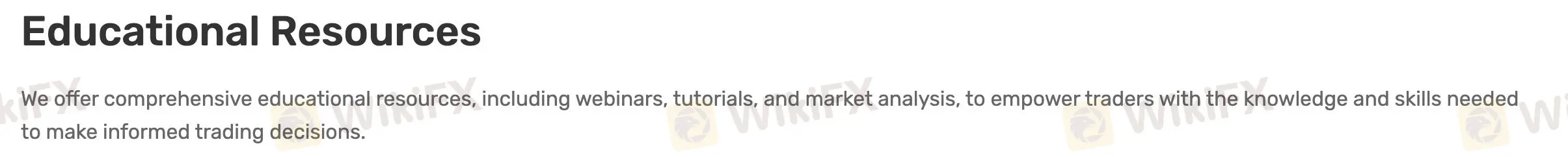 Educational Resources