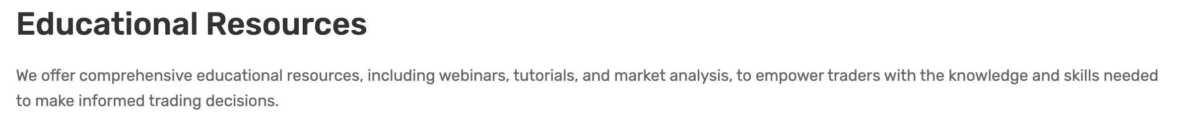 Educational Resources