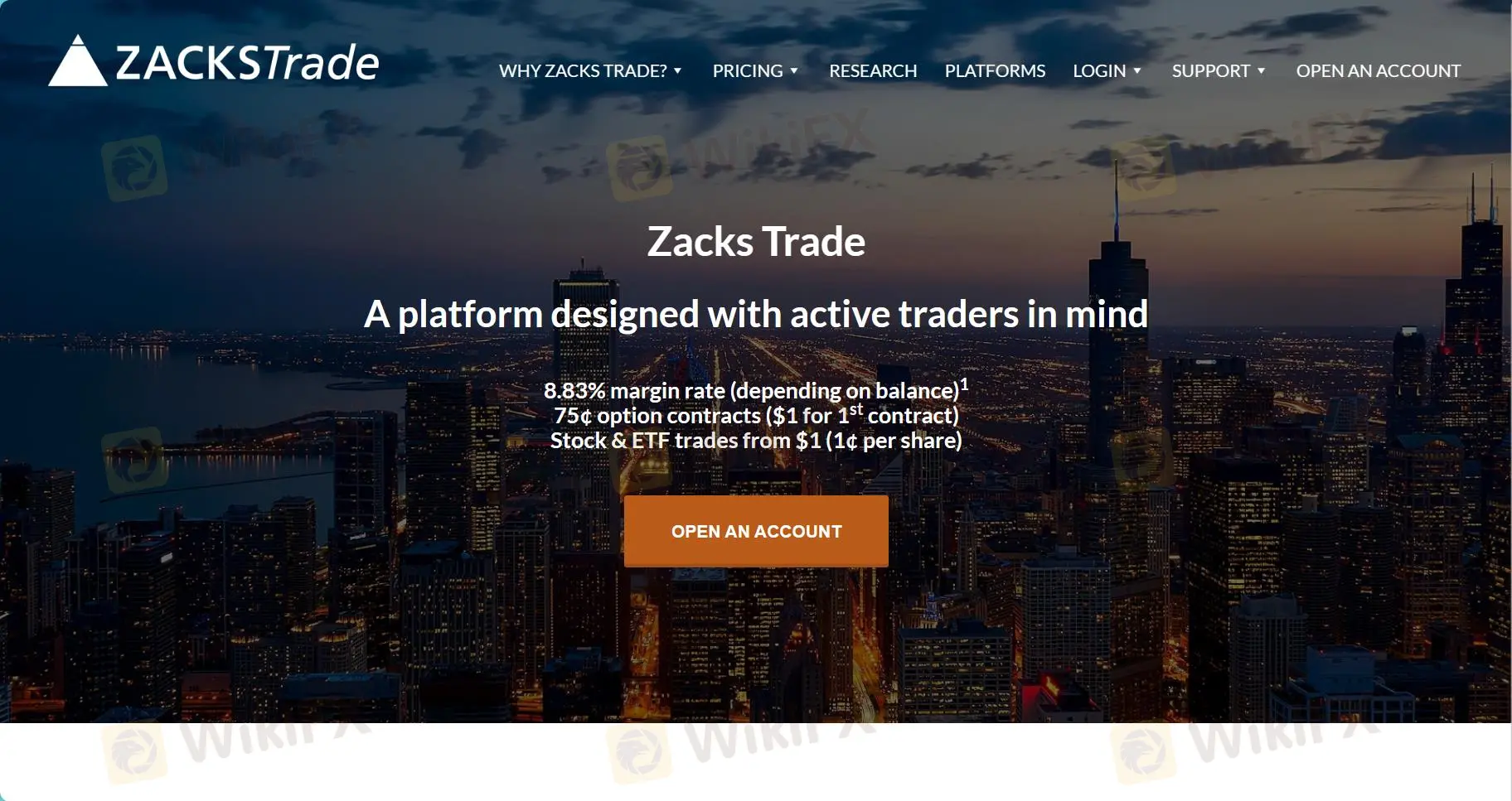 Zacks Trade's homepage Zacks Trade's homepage