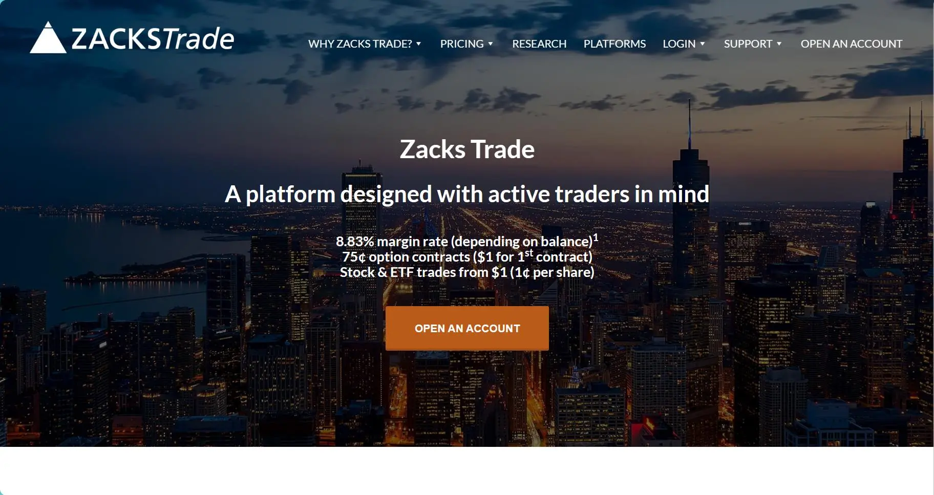 Zacks Trade's homepage Zacks Trade's homepage