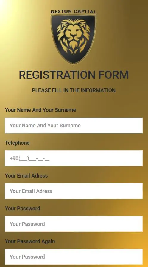 Remplissez vos informations personnelles Remplissez vos informations personnelles