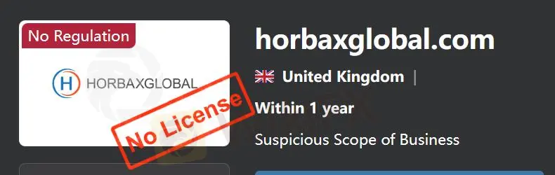 horbaxglobal.com是否合法？