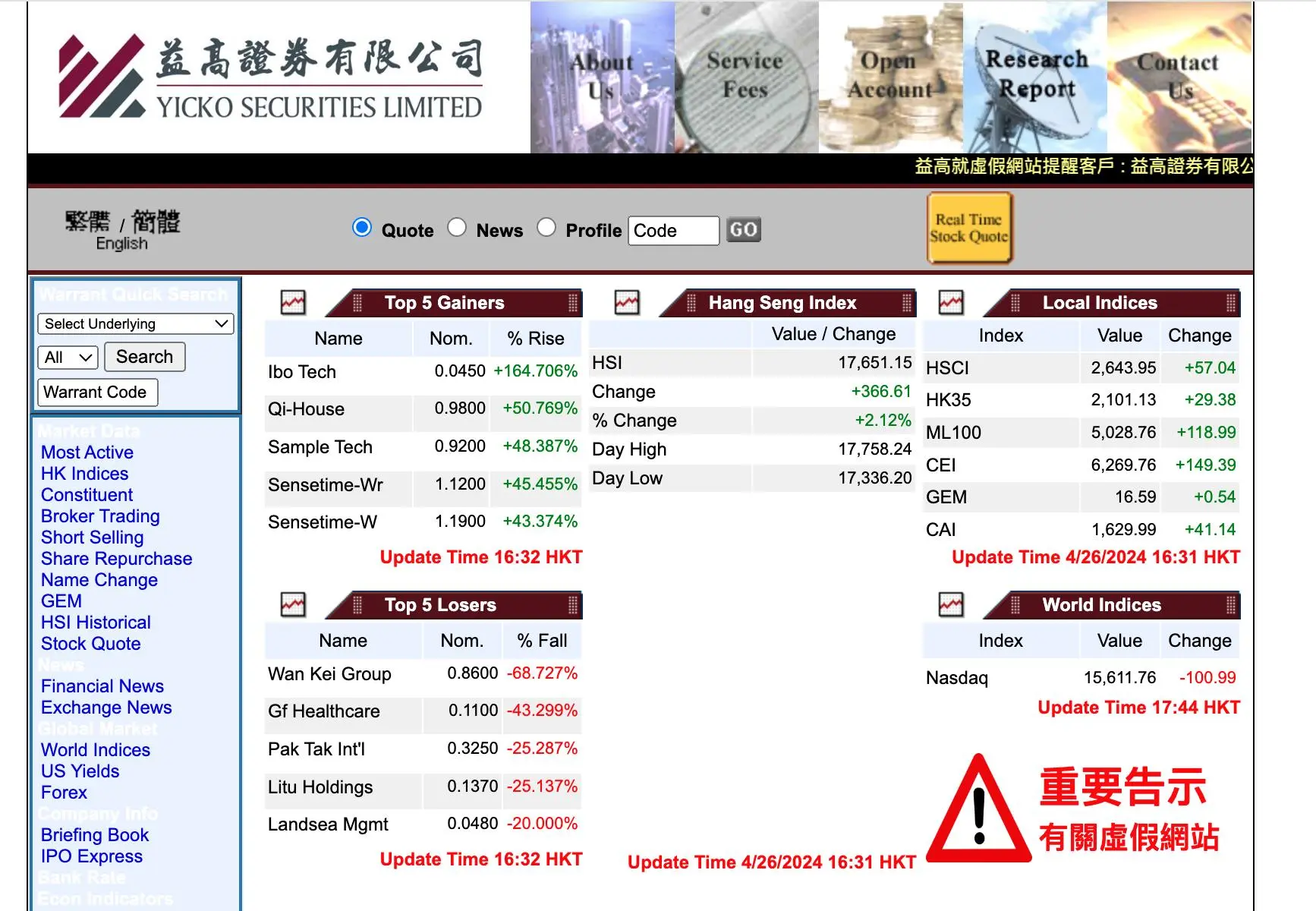 Overview of Yicko Securities Overview of Yicko Securities