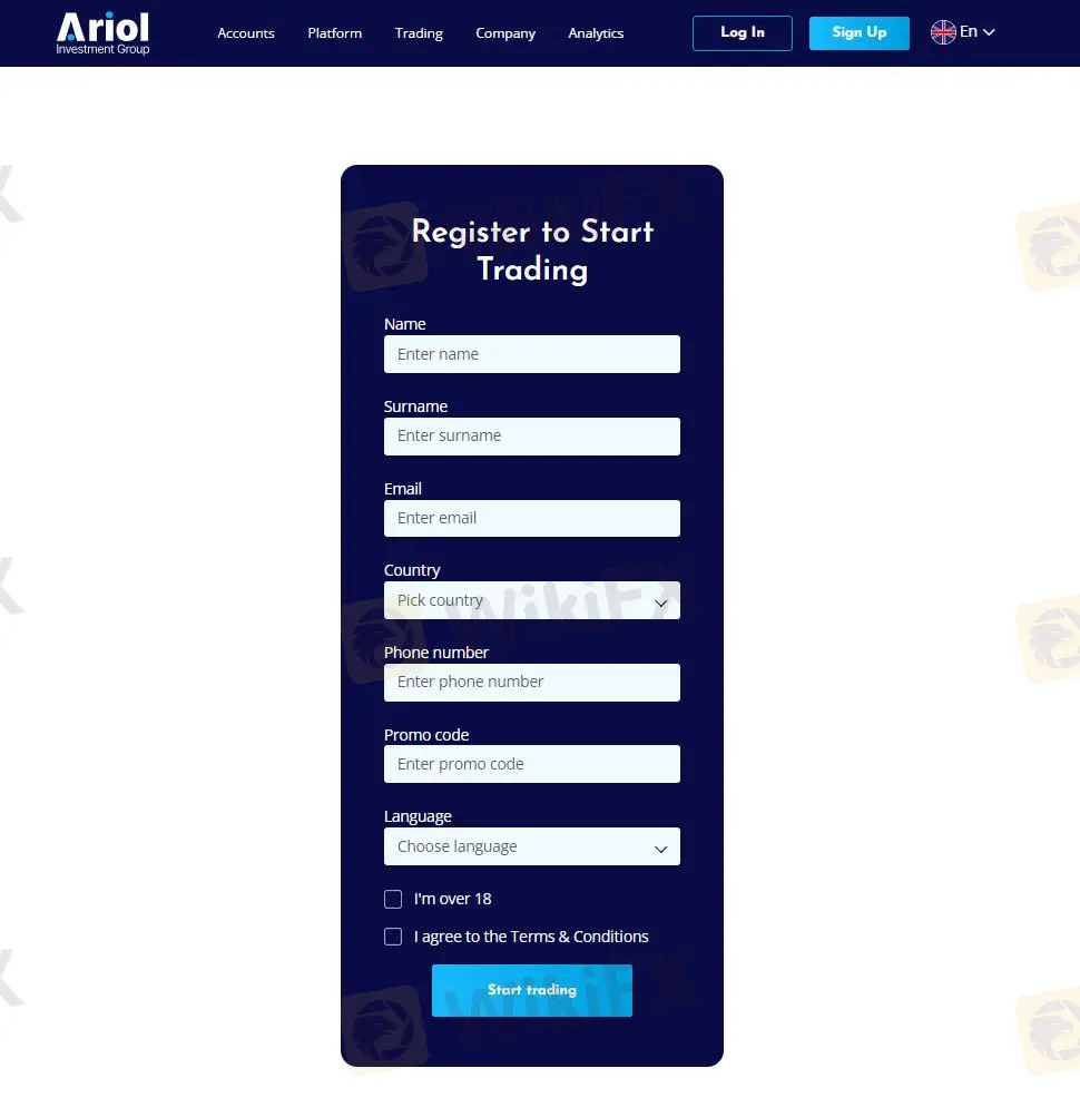 How to Open an Account with Ariol Investment Group How to Open an Account with Ariol Investment Group