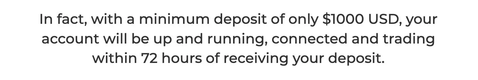 Deposit & Withdrawal Deposit & Withdrawal