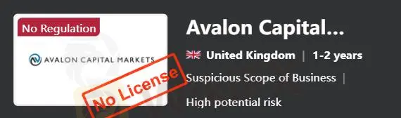 Avalon Capital Markets é legítimo ou uma fraude? Avalon Capital Markets é legítimo ou uma fraude?