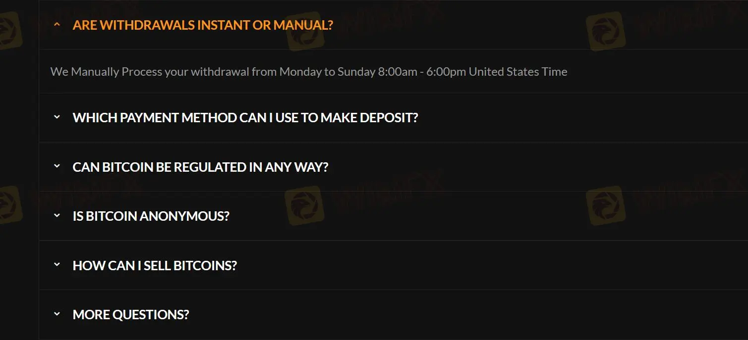 Deposit & Withdrawal Deposit & Withdrawal