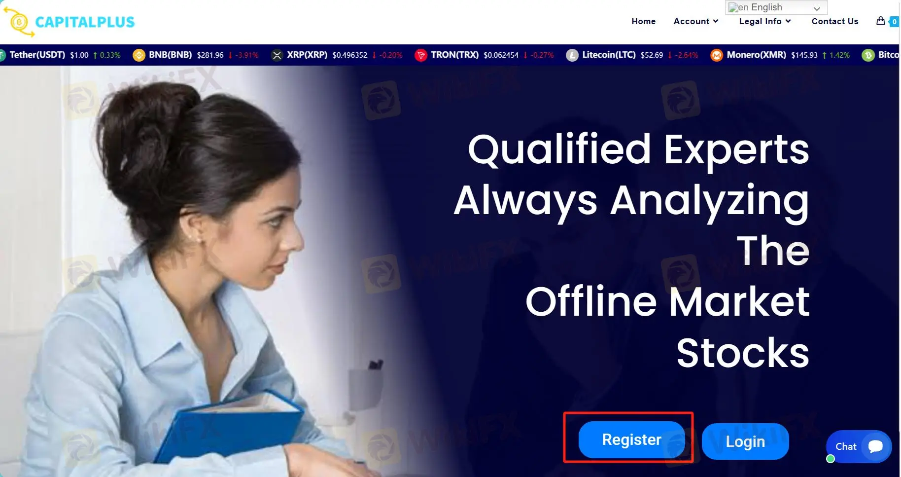 Click the button ''Register'' 