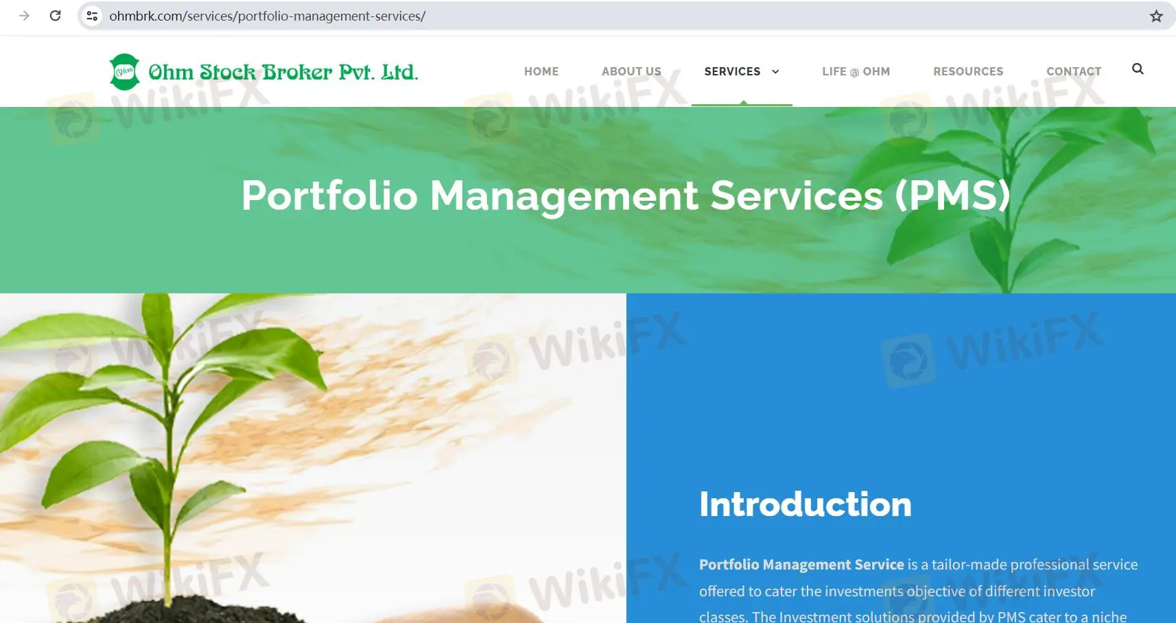 Services de gestion de portefeuille (PMS) : Services de gestion de portefeuille (PMS) :