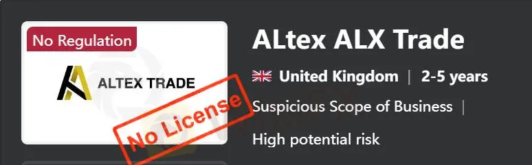 Is ALtex ALX Trade legit or a scam?