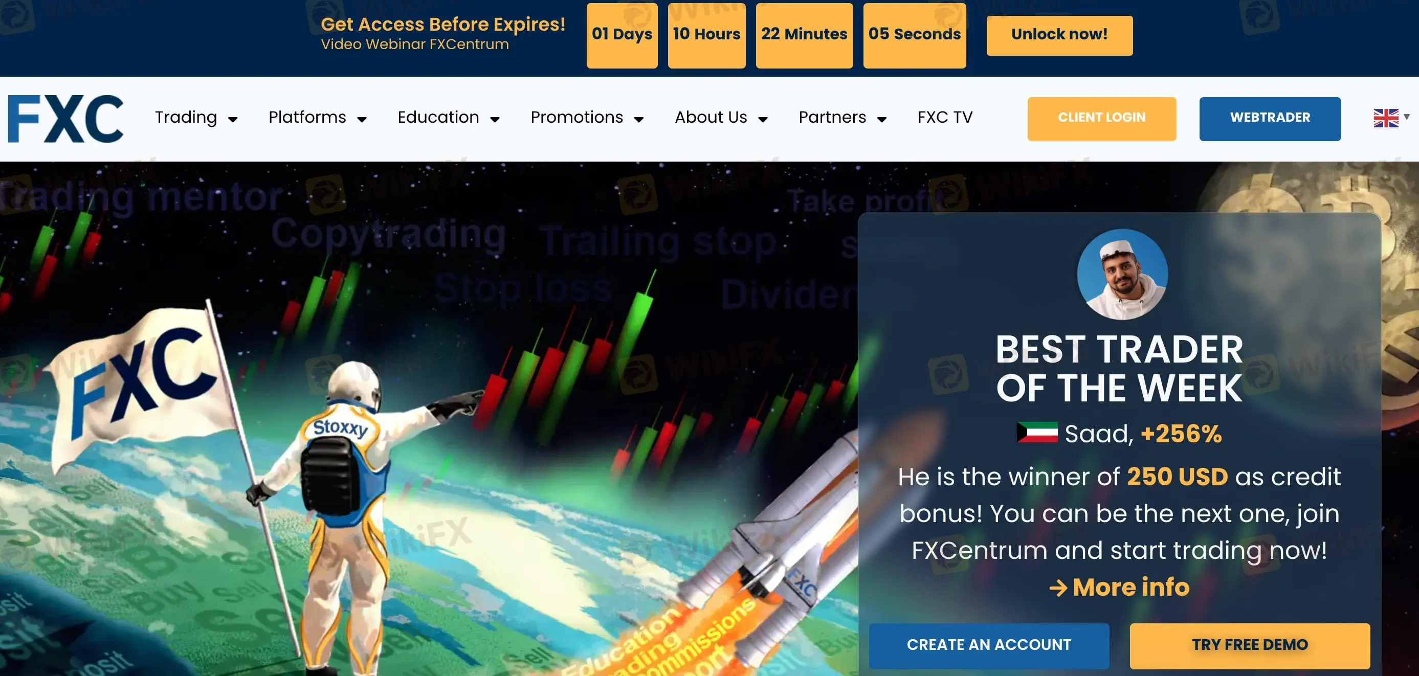 Overview of FXCentrum Overview of FXCentrum