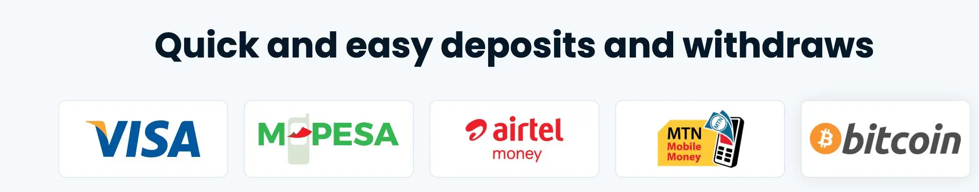Deposit & Withdrawal