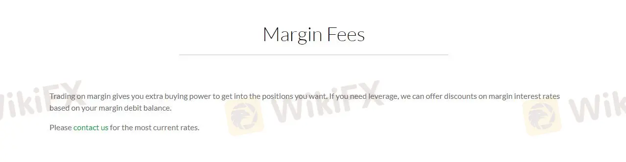 Margin Fees Margin Fees