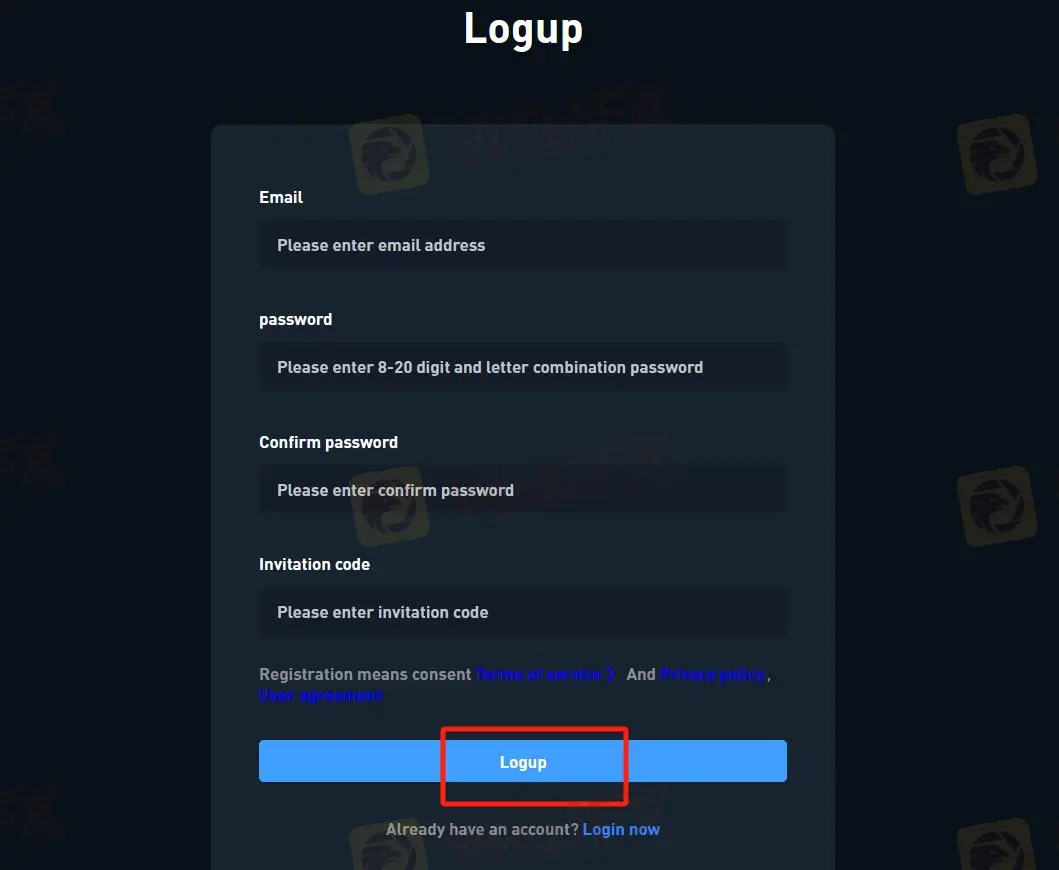 '가입' 옵션을 클릭 '가입' 옵션을 클릭