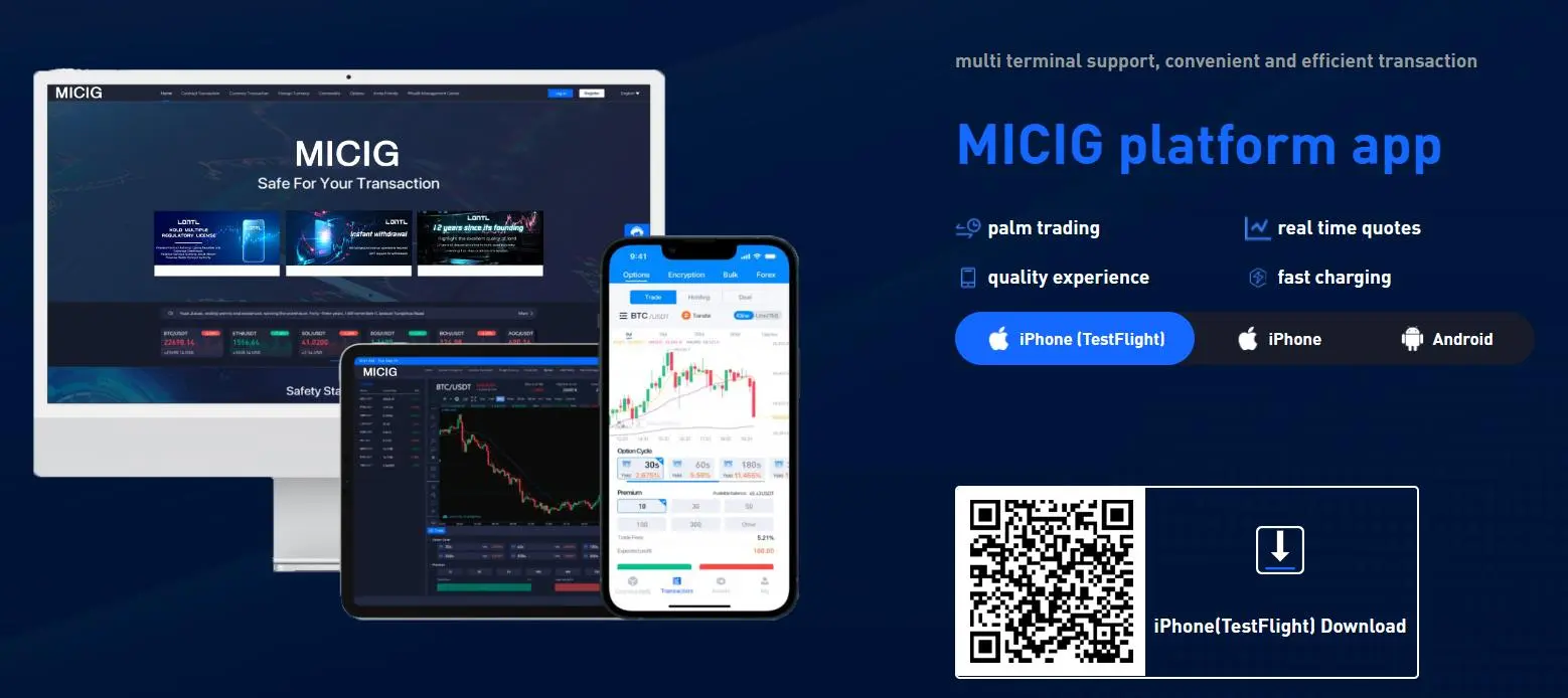 MICIG platform app