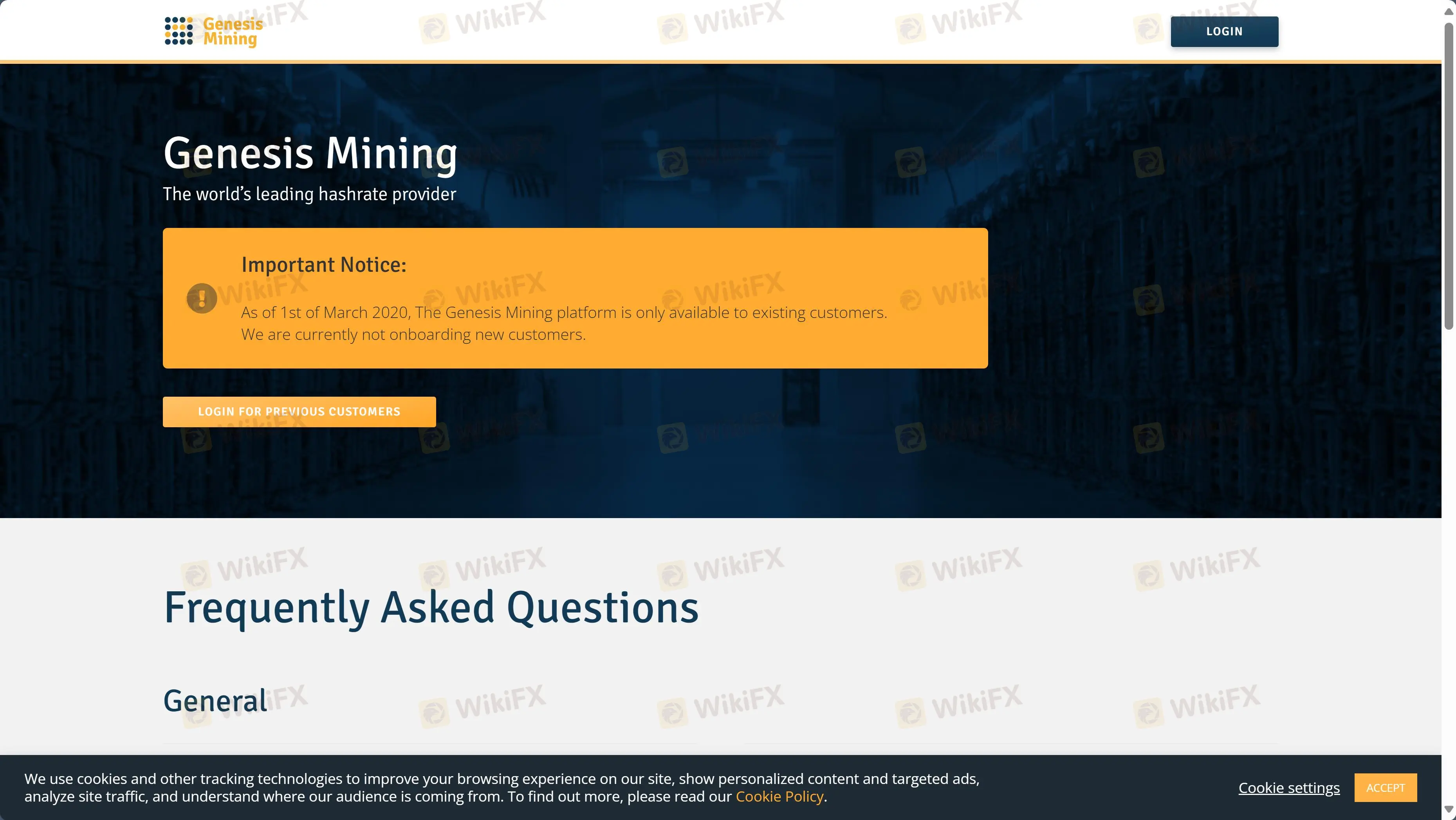 Overview of Genesis Miners